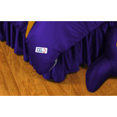 Louisiana State University Bed Skirt