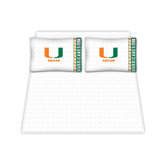 Miami University Hurricanes Micro Fiber Sheet Set