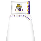Louisiana State Tigers Micro Fiber Sheet Set