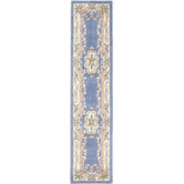 New Aubusson Light Blue Rug
