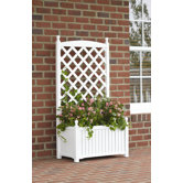 Lexington Rectangle Trellis Planter