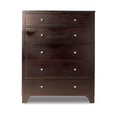 500 Series with Metal Knobs 5 Drawer Chest