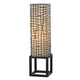 Fortress One Light Table Lamp in Bronze