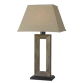 Egress Outdoor Table Lamp in Natural Slate