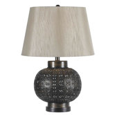 Seville Table Lamp in Aged Bronze