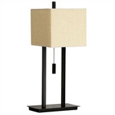 Emilio 21" Accent Lamp in Tan