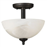 Hamilton 2 Light Semi Flush Mount