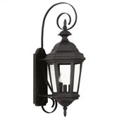Estate  Medium Wall Lantern in Black