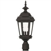 Estate  Post Lantern in Black