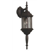 Custom Fit  Wall Lantern in Cast Aluminum Black
