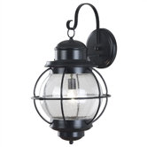 Hatteras   Wall Lantern in Guilded Copper