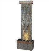 Tacora Natural Slate Vertical Floor Fountain
