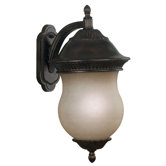 Repartee Outdoor Wall Lantern in Golden Bronze