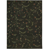 Modern Elegance Black/Teal Rug