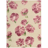 Modern Elegance Rose Rug