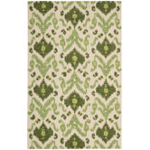 Siam Ivory/Green Rug
