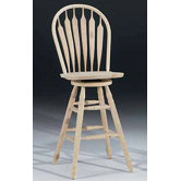 30" Steambent Arrow Windsor Swivel Stool