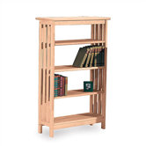 Mission 48" H Four Tier Bookshelf