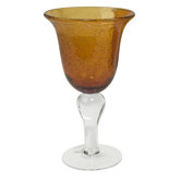 Iris Goblet in Amber (Set of 4)