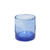 Iris Double Old Fashioned Glass in Light Blue (Set of 4)