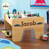 Personalized 2-in-1 Lego and Train Activity Table