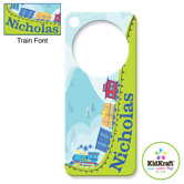 Personalized Train Door Hanger