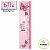 Personalized Butterfly Growth Chart