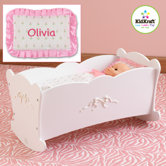 Personalized Tiffany Bow Lil Doll Cradle
