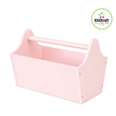 Personalized Toy Box Caddy in Petal Pink