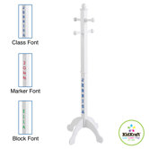 Personalized Deluxe Clothes Pole in White