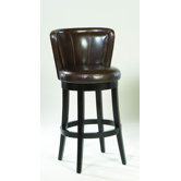 Lisbon Swivel Barstool in Brown