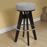 Lexa Lagoon Metal Footrest Barstool