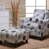 Marietta Chair and Ottoman