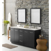 Arden Double Bathroom Vanity Set with Stone Top
