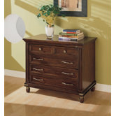 Keystone Lateral File Cabinet in Tawny Brown