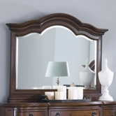 Mount Vintage Panel Mirror in Amber Pine