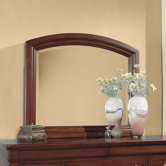 Olmsted Mirror in Distressed Warm Nutmeg