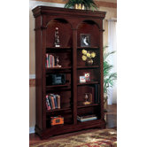 Rue de Lyon Double Bookcase in Cognac Cherry