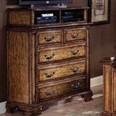 Santiago Media 5 Drawer Chest and Media Deck
