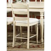 Hadley Pointe Counter Stool in Antique Parchment