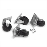 Portable Non-Locking Rack Caster Kit