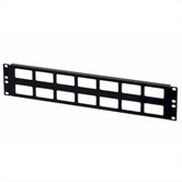 2U Cable Routing Blank