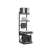 24" Performance LAN Station Work Bench with Full Bottom Shelf