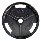 2" Black Rubber Coated Grip Plate
