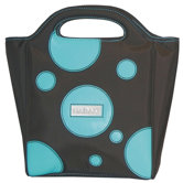 Nylon Insulated Lunch Pod in Bubbles Blue