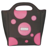 Nylon Insulated Lunch Pod in Bubbles Pink