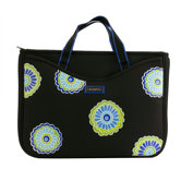 Large 15.4" Neoprene Laptop Sleeve in Bubbles Blue