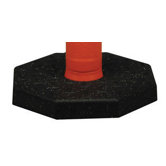 Orange Rubber Delineator Post Base