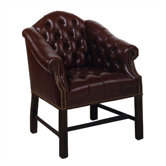 Tufted Leather Armchair