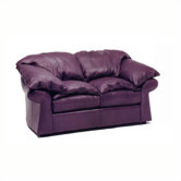 Meridian Leather Loveseat